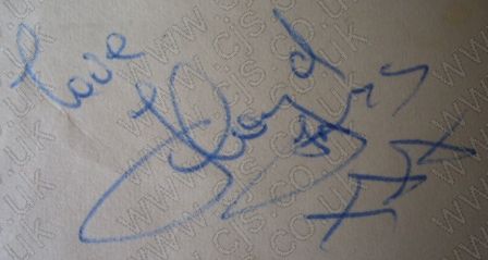 [peter jay and the jaywalkers lloyd autograph 1960s]