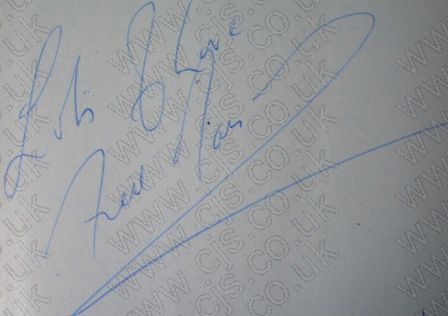 [fred marsdon gerry and the pacemakers autograph 1960s]