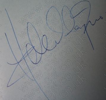 [helen shapiro autograph 1960s]