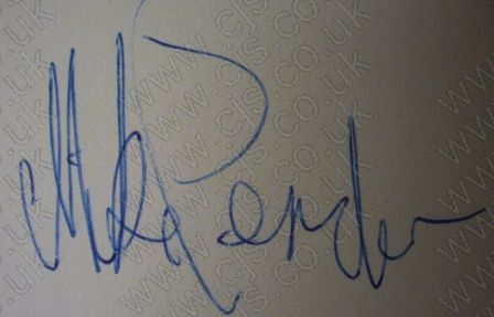 [searchers mike pender autograph 1960s]