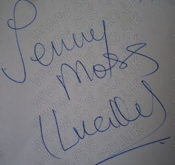 [jenny moss lucille autograph 1960s]