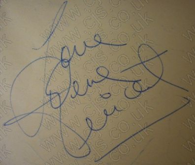 [gene vincent autograph 1960s]