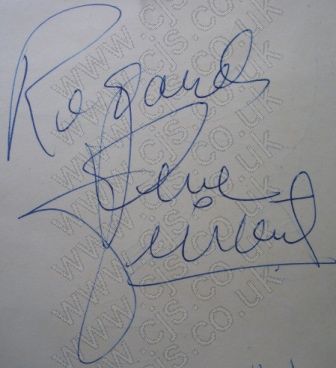 [gene vincent autograph 1960s]