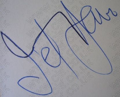 [jet harris autograph 1960s]