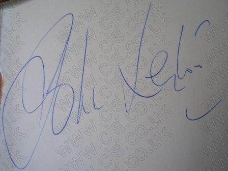 [john leyton autograph 1960s]