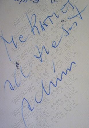 [the rattles achim reichel autograph 1960s]