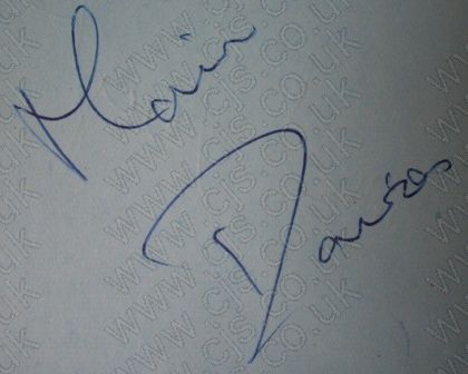 [miar davies autograph 1960s]