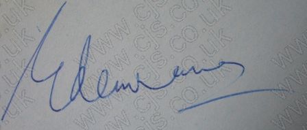 [eden kane autograph 1960s]