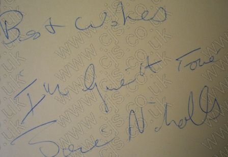 [janice nicholls ill give it foive autograph 1960s]