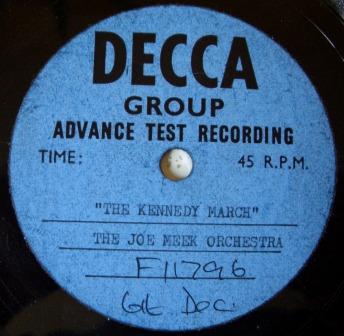[Joe Meek Acetate - SOLD]